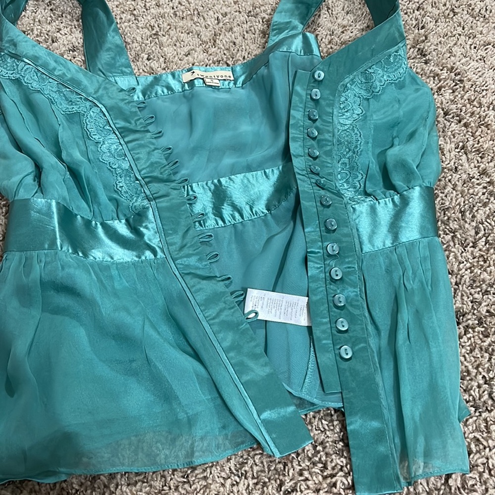 Y2k Forever 21 Button-Up Tank - image 8